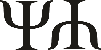 Two psi symbols: one upright and one inverted, as an image of inner opposites.